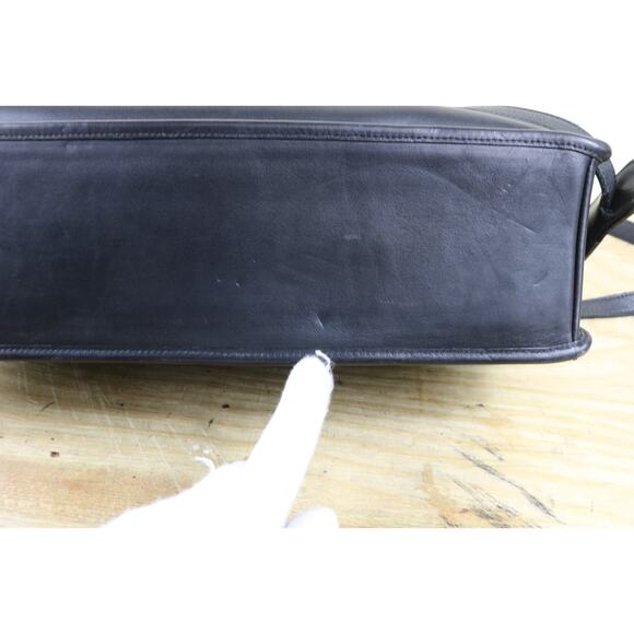 Coach Briefcase Vintage Black Leather Beekman 5266 Messenger Laptop - Picture 11 of 16